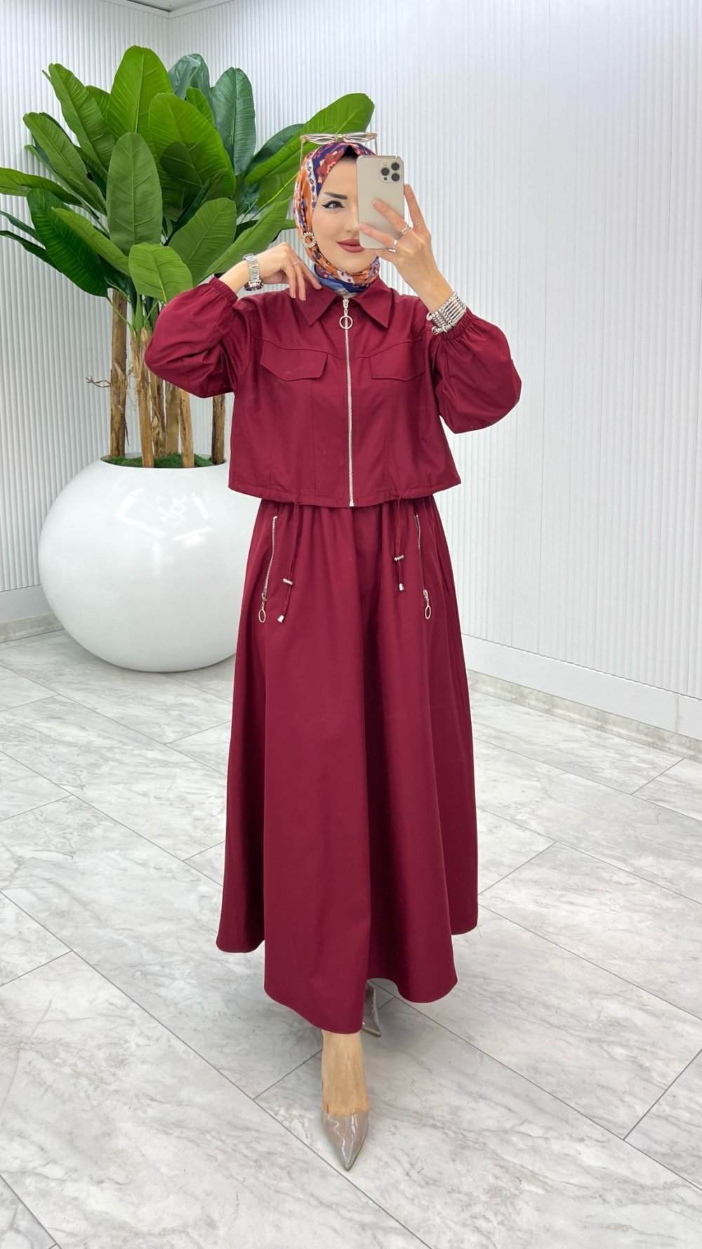 Premium Nefis Skirt Set