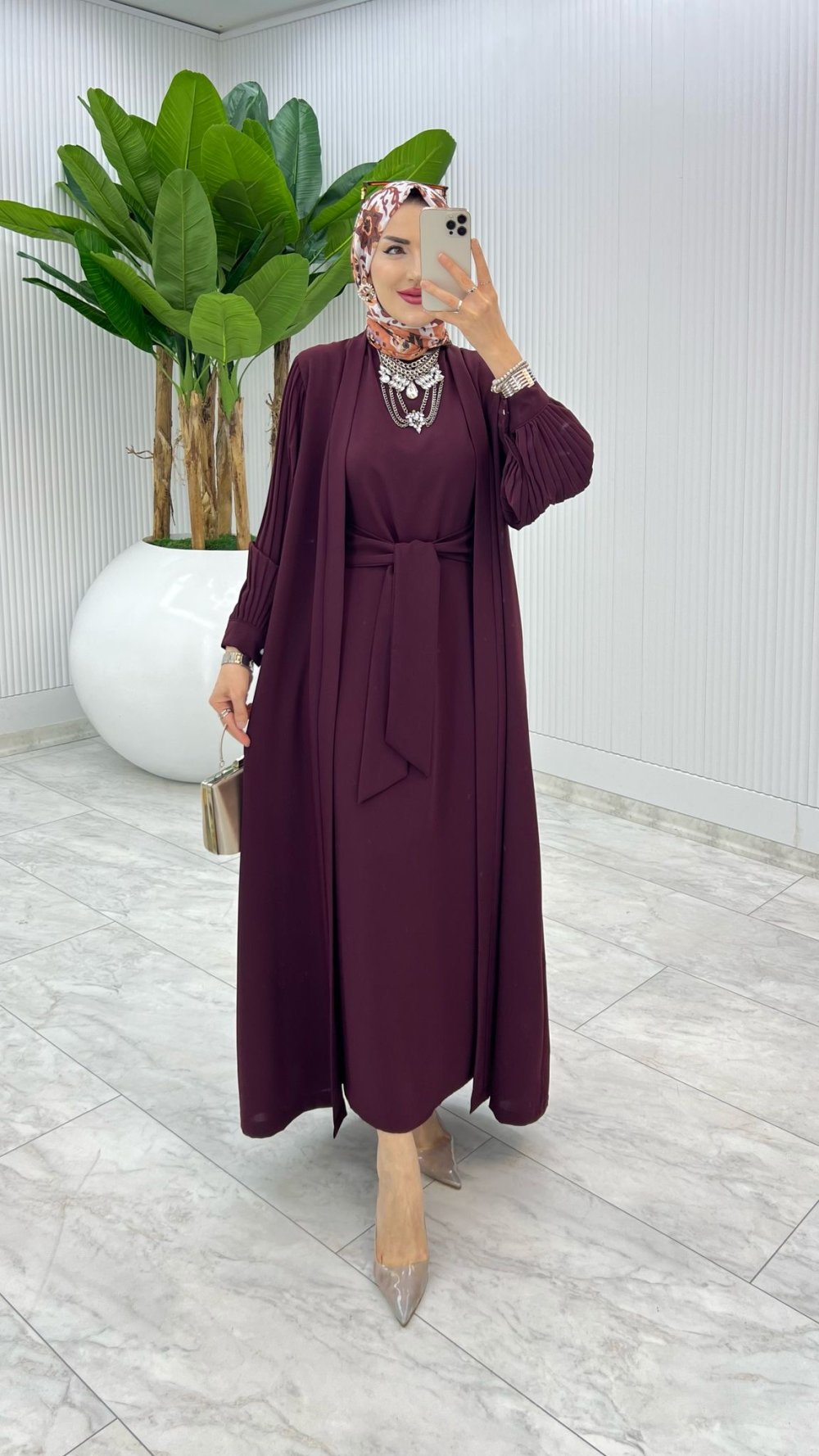 Premium Melek Abaya Set