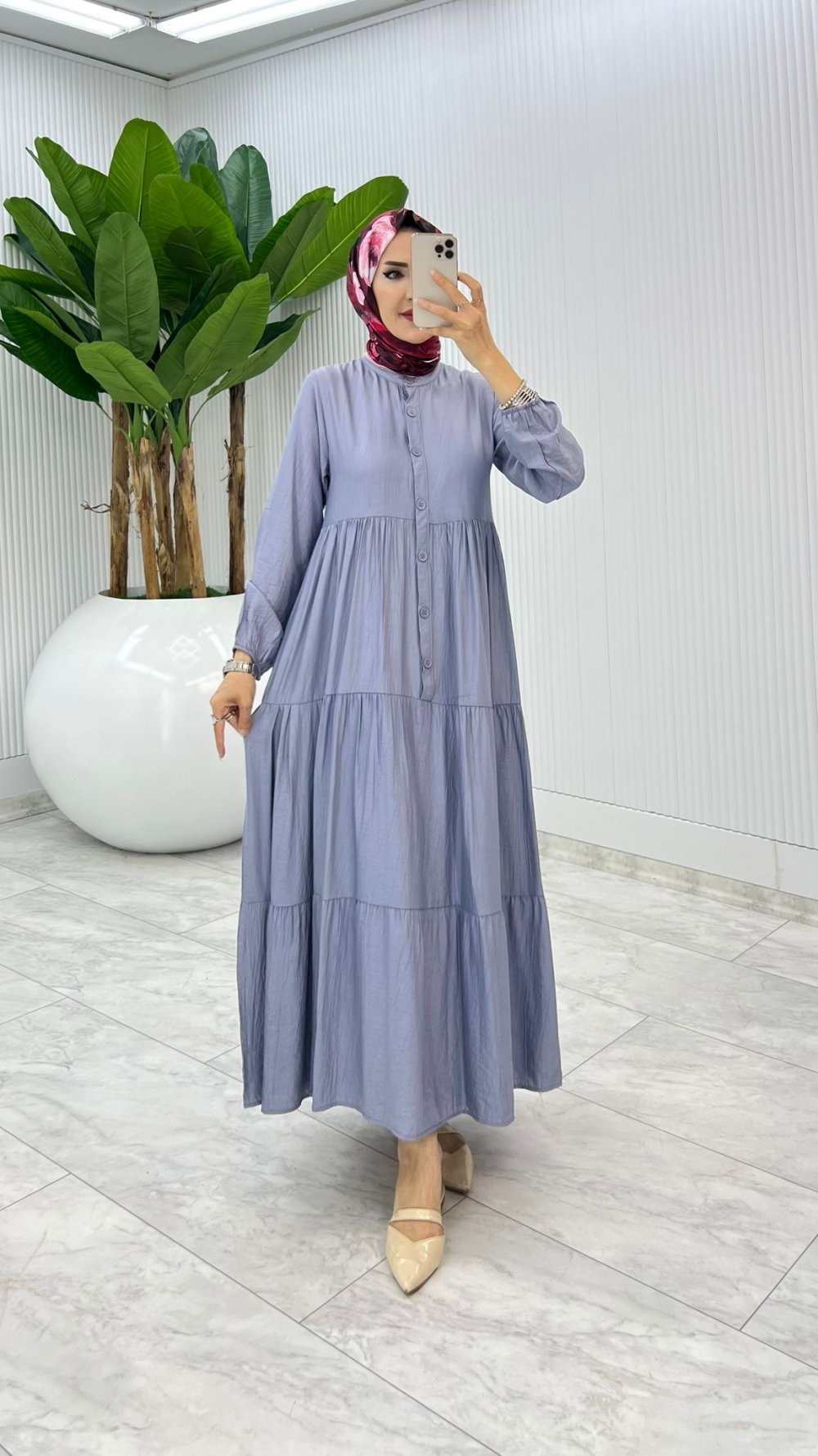 Çilek Modest Dress