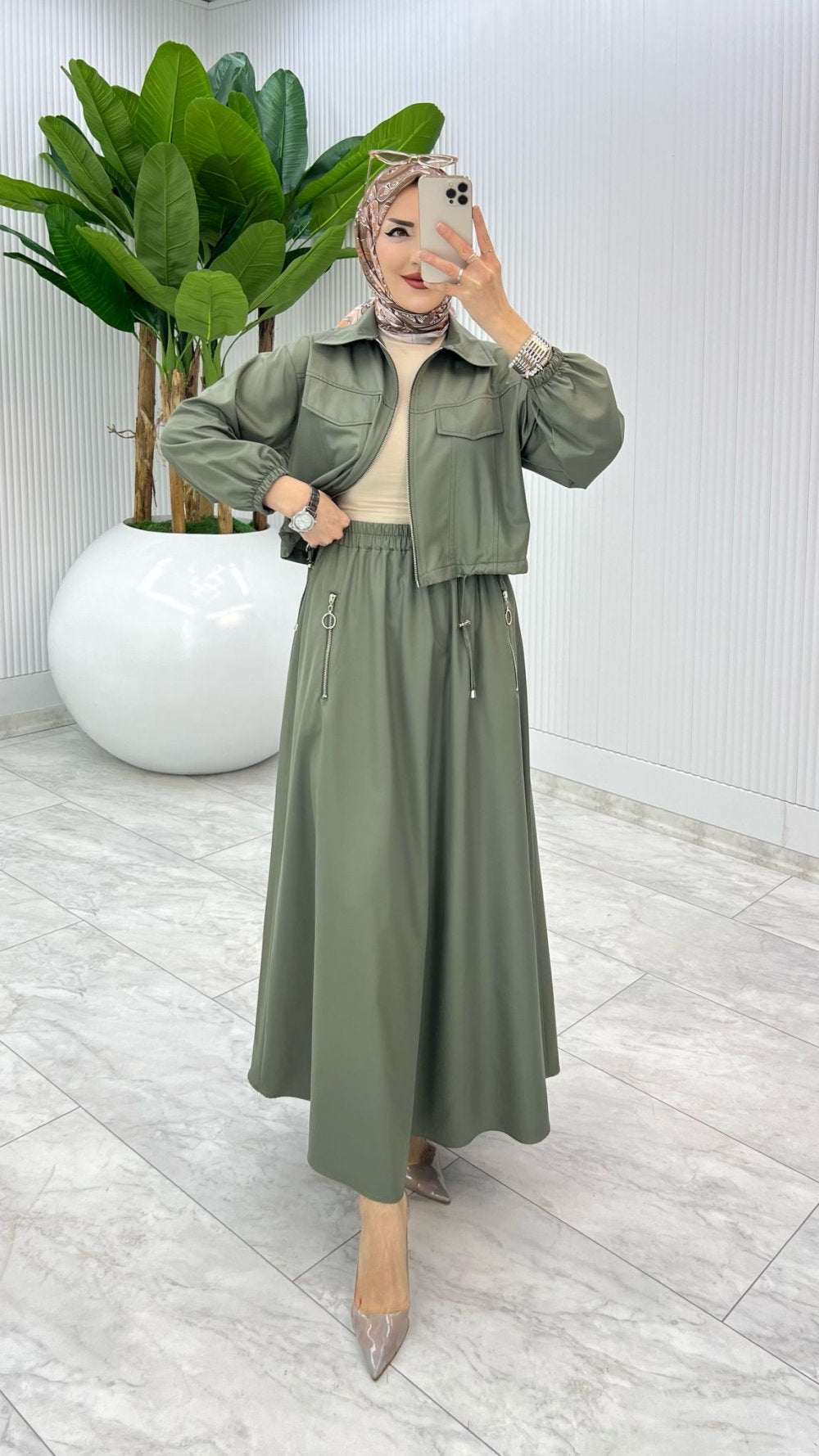 Premium Nefis Skirt Set