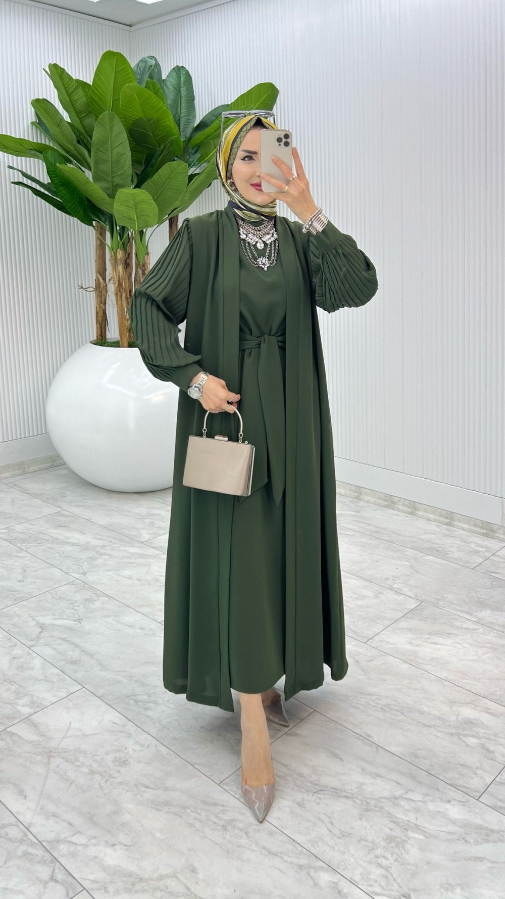 Premium Melek Abaya Set