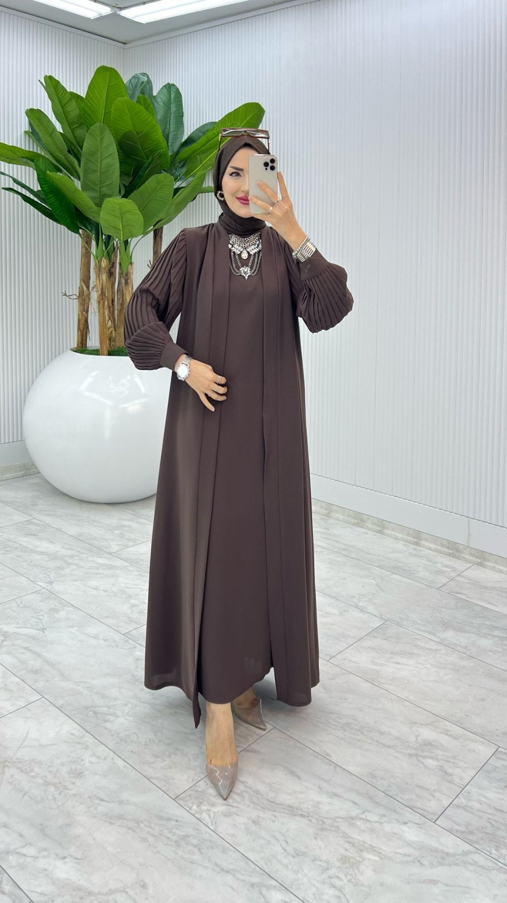 Premium Melek Abaya Set