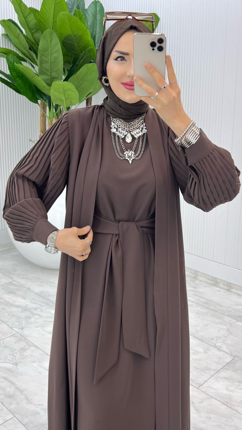 Premium Melek Abaya Set