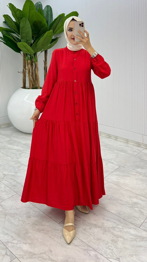 Çilek Modest Dress