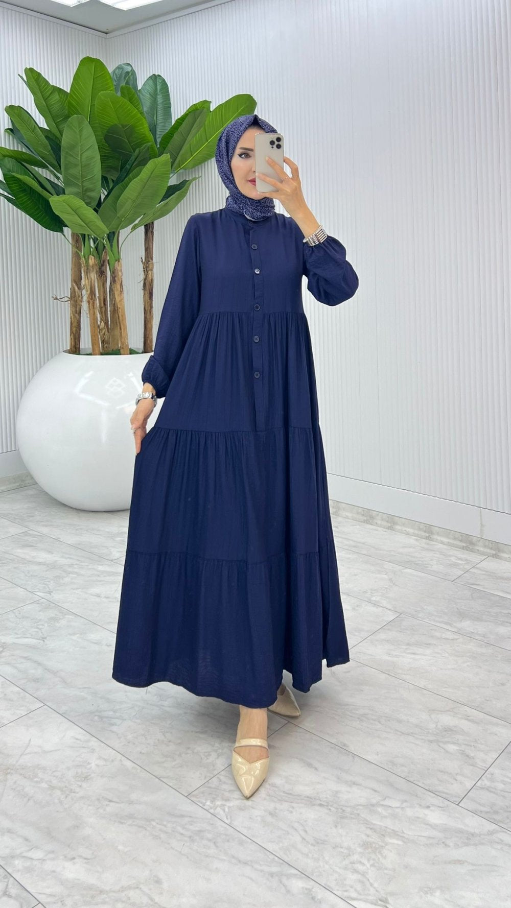 Çilek Modest Dress