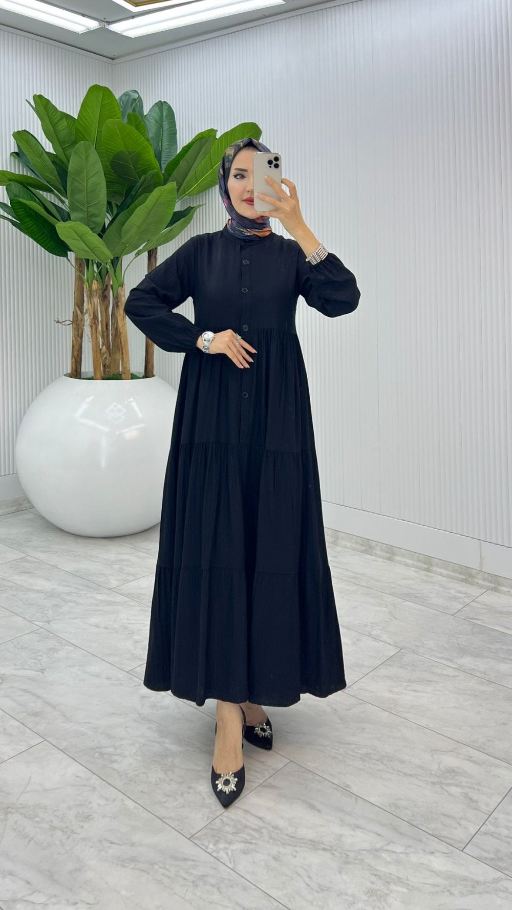 Çilek Modest Dress