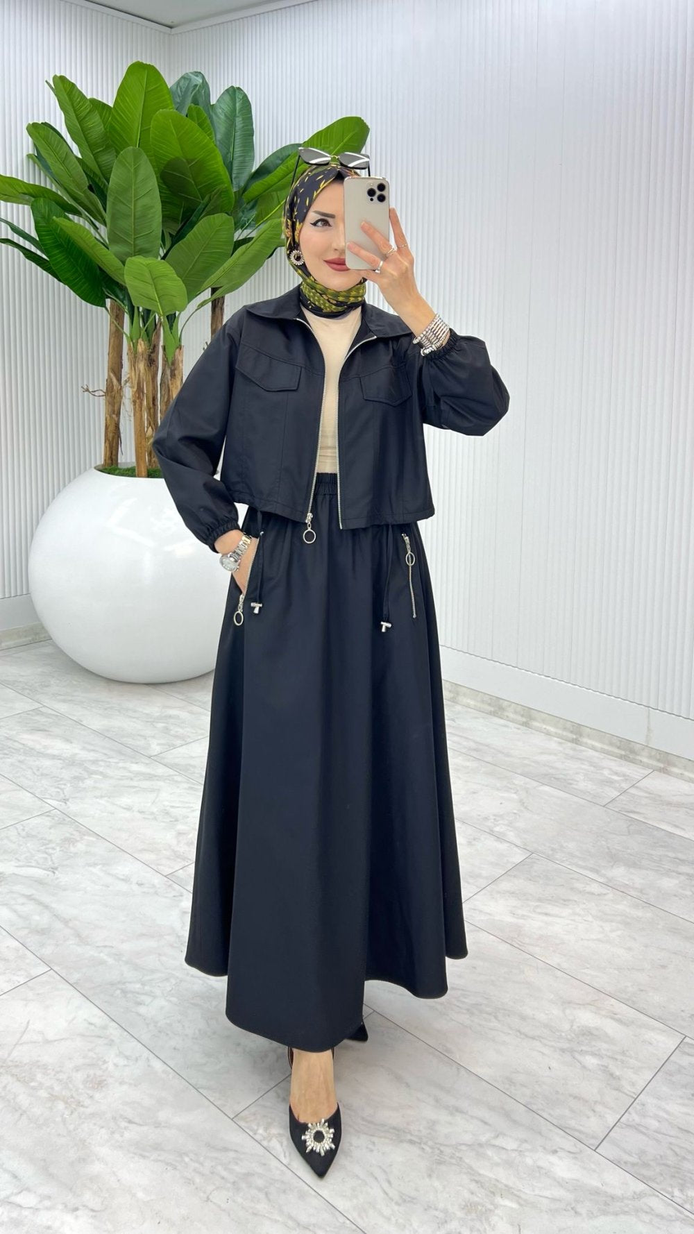 Premium Nefis Skirt Set