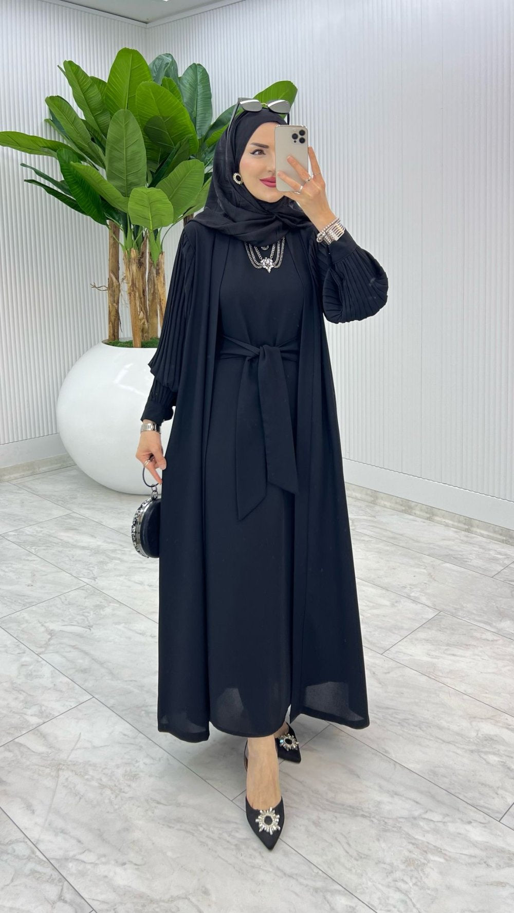 Premium Melek Abaya Set