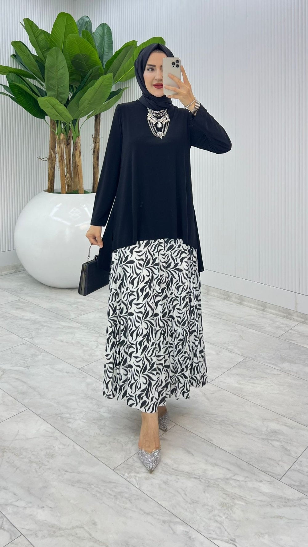 Su Damlası Skirt Set
