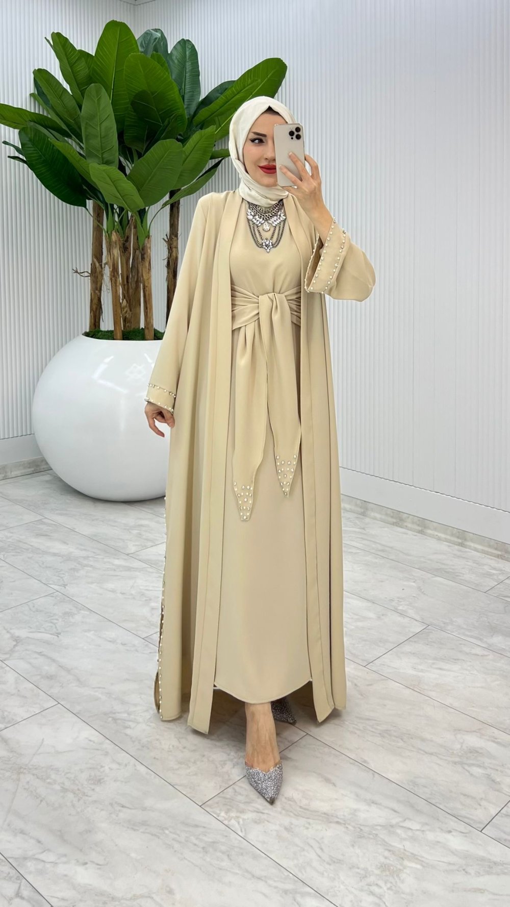 Premium Sofia Abaya Suit