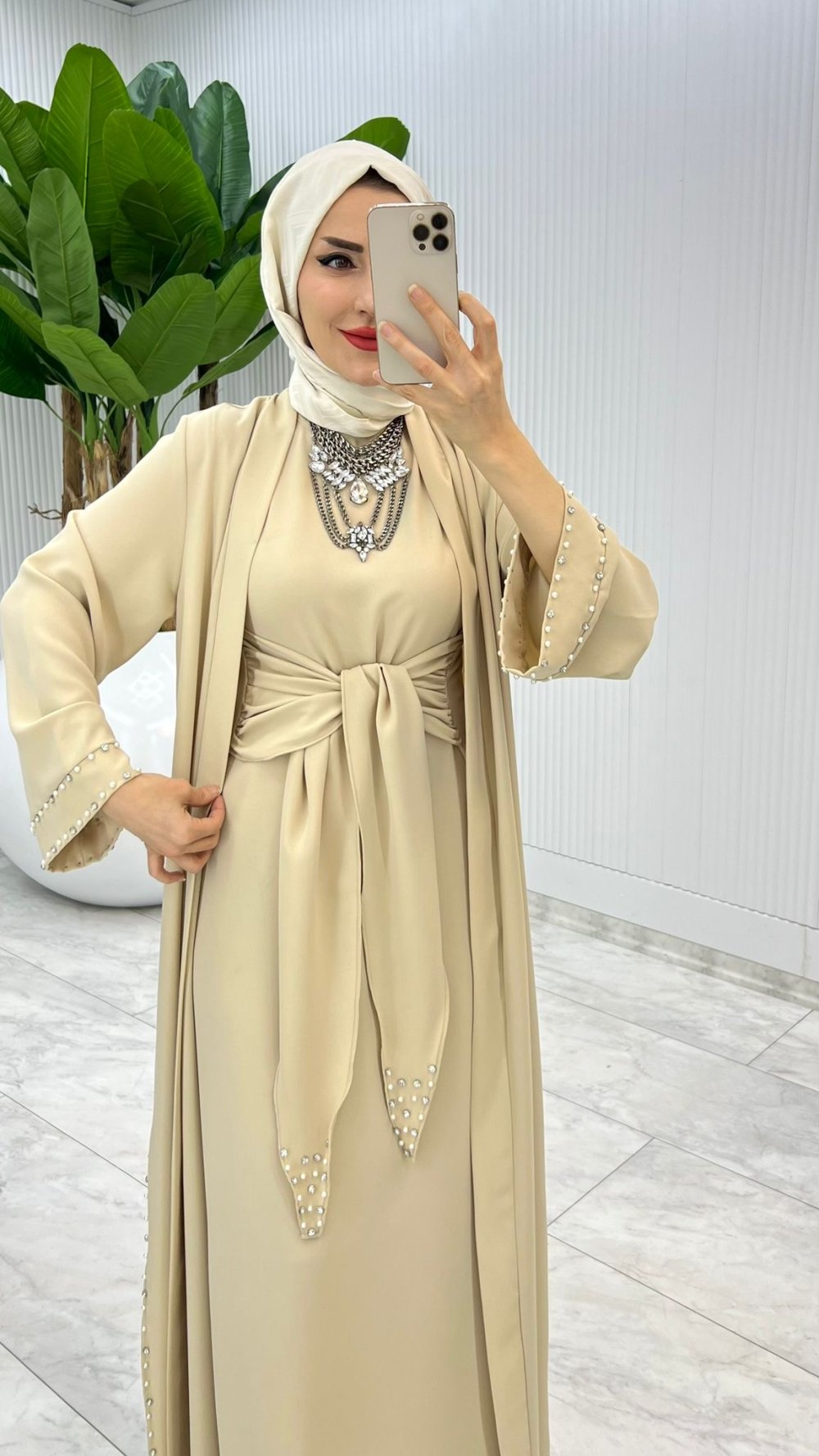 Premium Sofia Abaya Suit