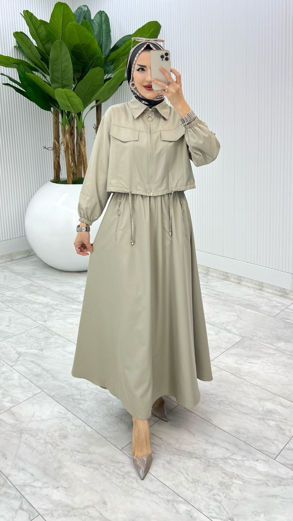 Premium Nefis Skirt Set