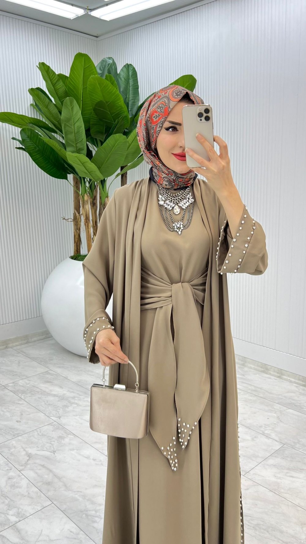 Premium Sofia Abaya Suit