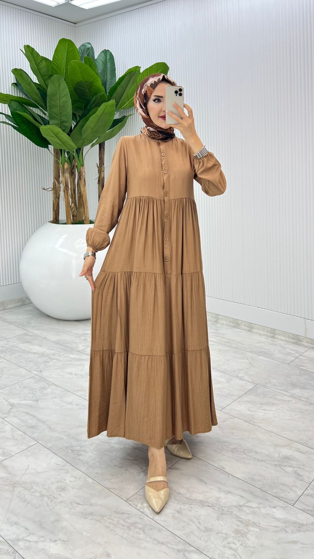 Çilek Modest Dress
