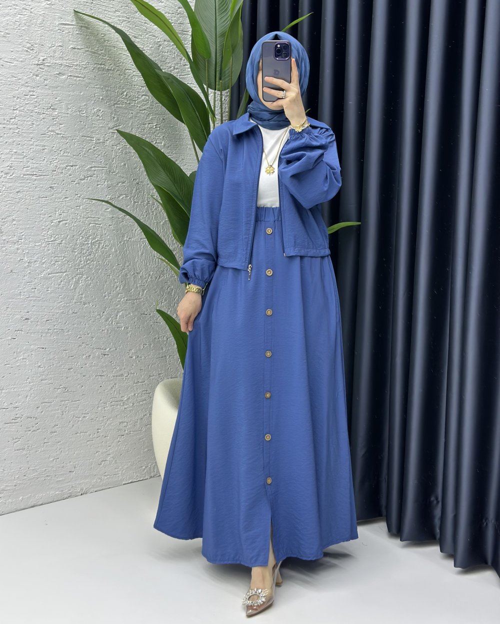 Seren Elegant Two-Piece Modest Skirt Set