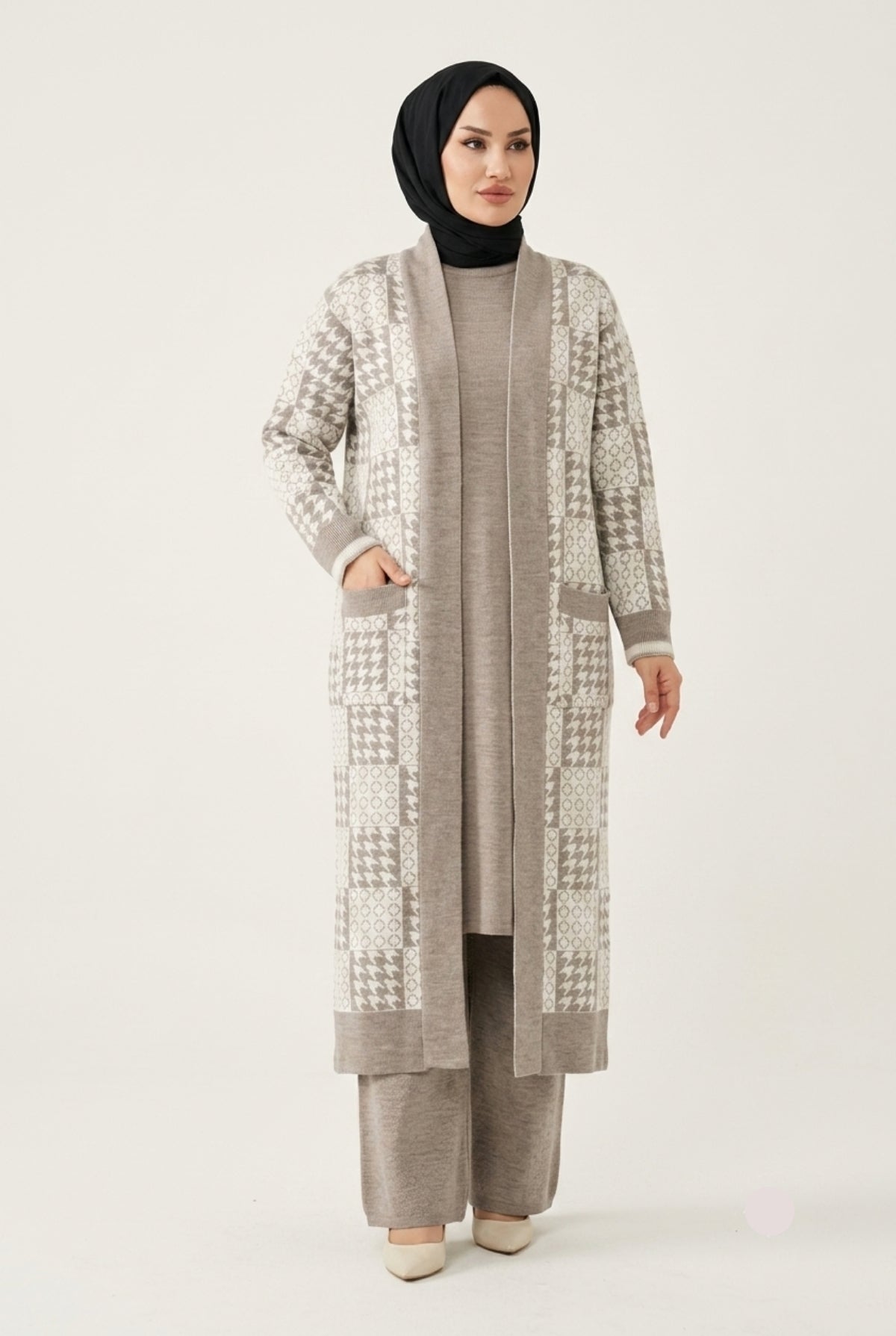 Asya Knitwear Set | Premium 3-Piece Modest Knit