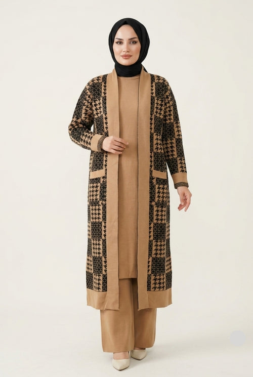 Asya Knitwear Set | Premium 3-Piece Modest Knit