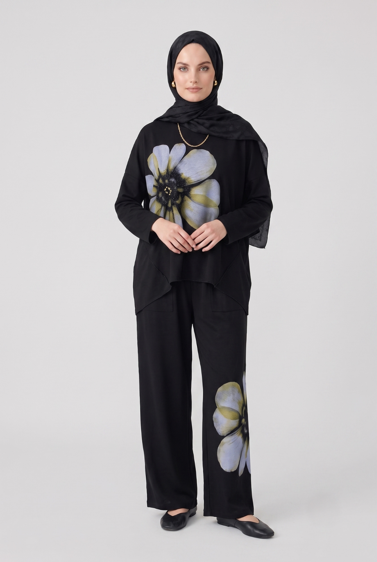 Lale Premium Floral Lounge Set