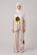 Lale Premium Çiçekli Loungewear Takım