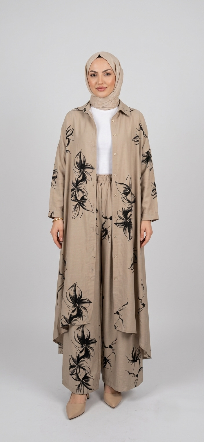 Beliz Linen Set with Trousers