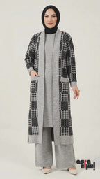 Asya Knitwear Set | Premium 3-Piece Modest Knit