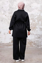 Load image into Gallery viewer, Tünel Belted Tunic Pantolon Scuba Set
