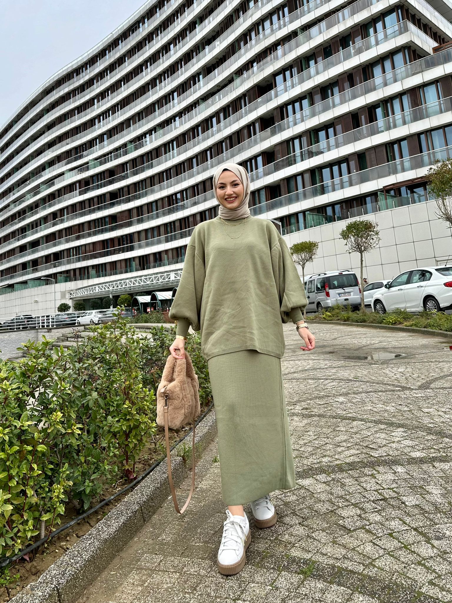 Dora Knitted Skirt Set