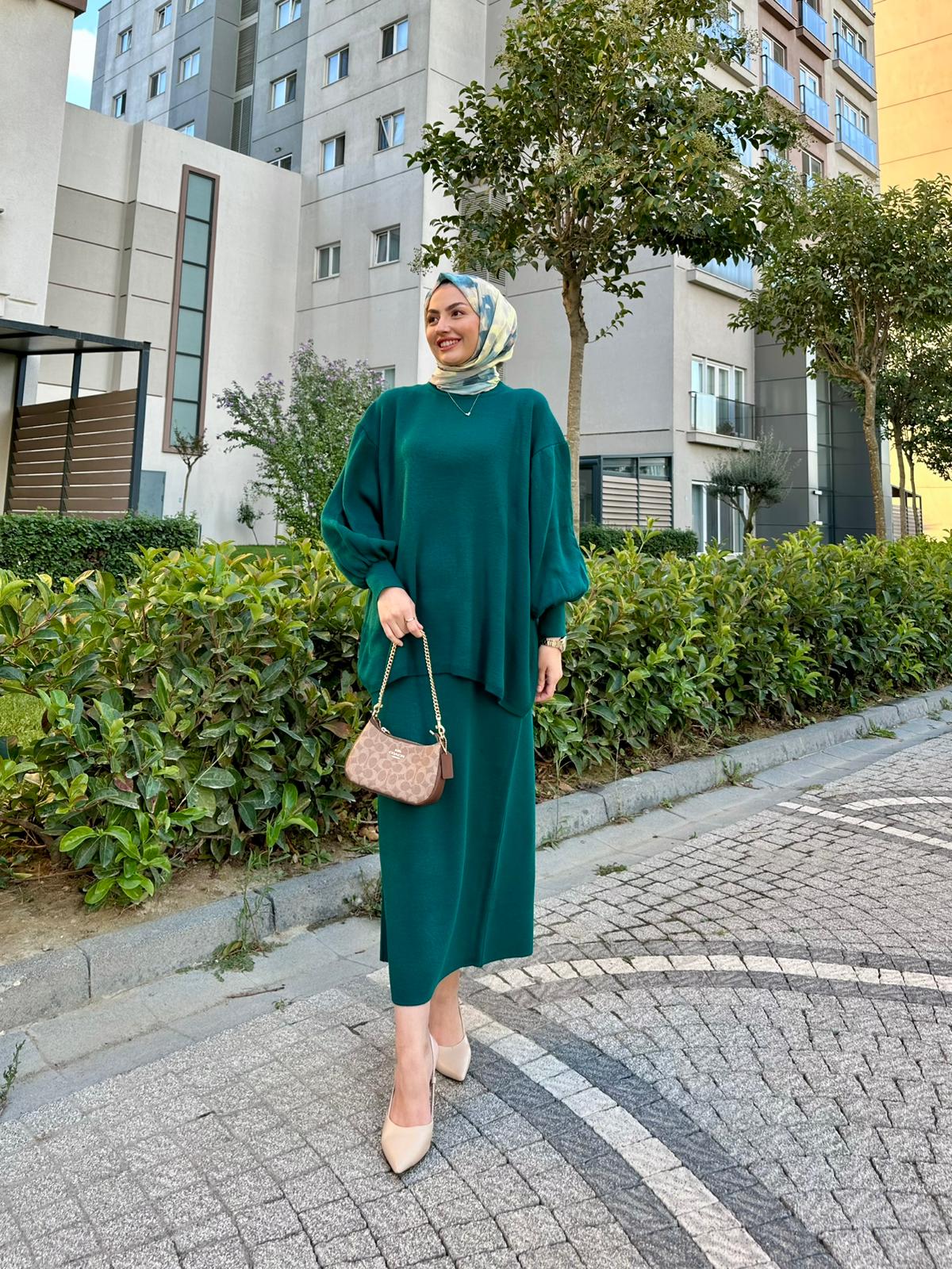 Dora Knitted Skirt Set